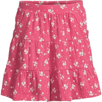 Girls Knit Gauze Tiered Skirt - primary