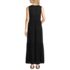 Women's Sheer Sleeveless Tiered Maxi Swim Cover-up Dress, Back