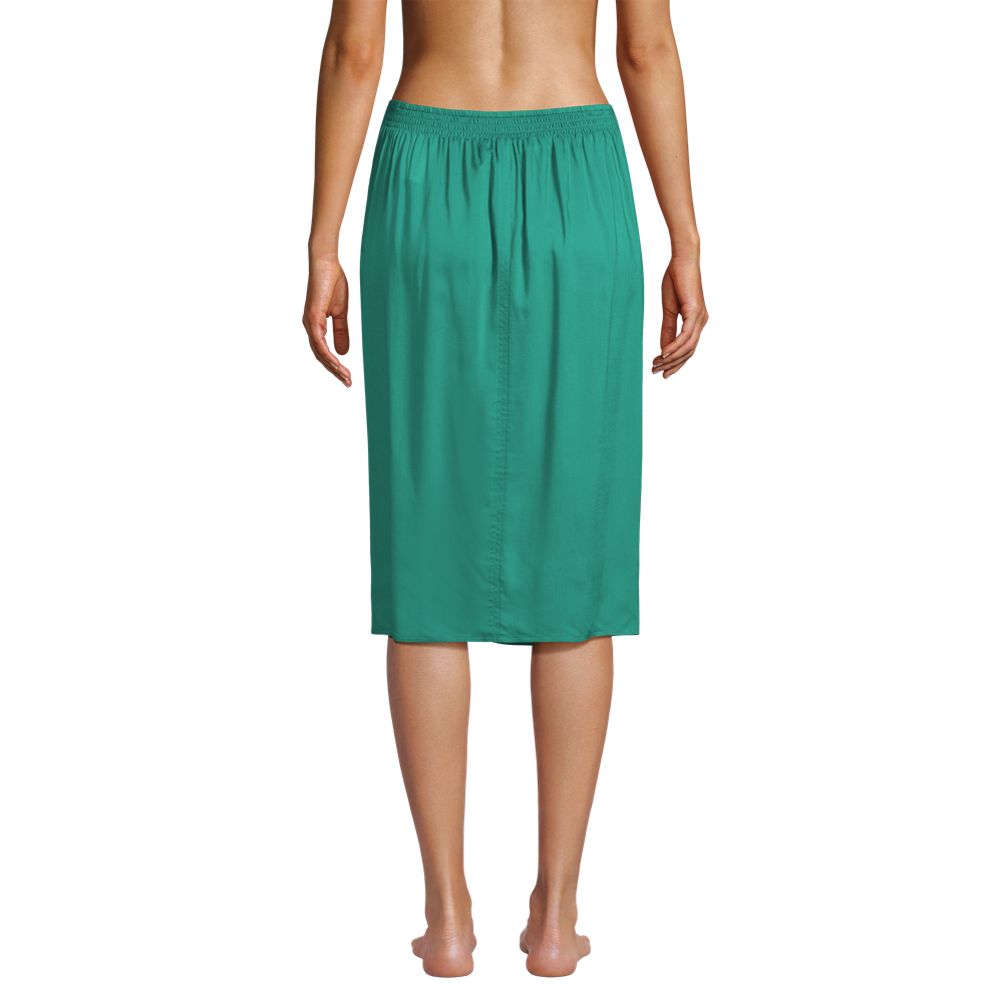 Twist Front Swim Skirt