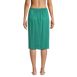 Women's Twist Front Knee Length Swim Cover-up Skirt, Back