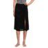 Women's Twist Front Knee Length Swim Cover-up Skirt, Front