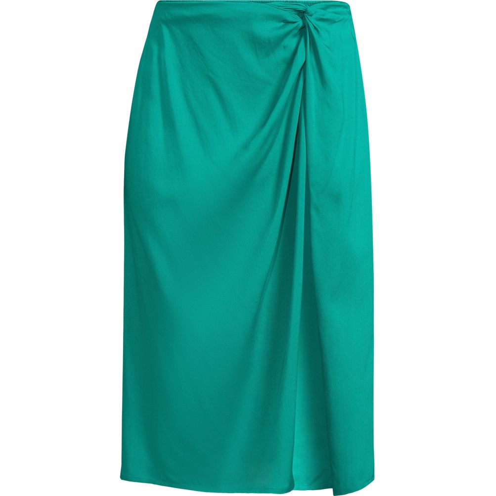 Twist Front Swim Skirt