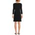 Women's 3/4 Sleeve Boatneck Swim Cover-up Dress, Back