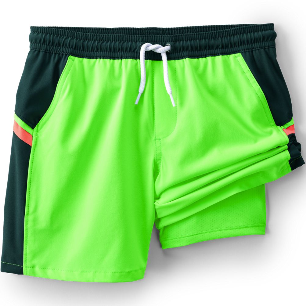 Men's Lands' End 6 Sport Swim Trunks with Hydroliner