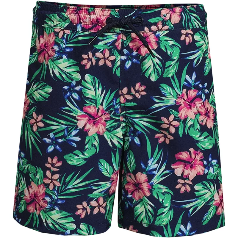 Boys Active Stretch Swim Trunks, Front