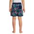 Boys Active Stretch Curved Hem Long Board Short, Back