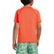 Boys Chlorine Resistant Short Sleeve Crew Neck UPF 50 Rash Guard, Back