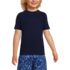 Boys Chlorine Resistant Short Sleeve Crew Neck UPF 50 Rash Guard, Front