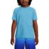 Boys Chlorine Resistant Short Sleeve Crew Neck UPF 50 Rash Guard, Front