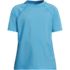 Boys Chlorine Resistant Short Sleeve Crew Neck UPF 50 Rash Guard, Front