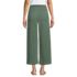 Women's Sport Knit Elastic Waist Wide Leg Crop Pants, Back