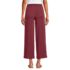 Women's Sport Knit Elastic Waist Wide Leg Crop Pants, Back