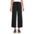 Women's Sport Knit Elastic Waist Wide Leg Crop Pants, Front