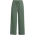 Women's Sport Knit Elastic Waist Wide Leg Crop Pants, Front