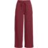 Women's Sport Knit Elastic Waist Wide Leg Crop Pants, Front