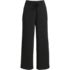 Women's Sport Knit Elastic Waist Wide Leg Crop Pants, Front