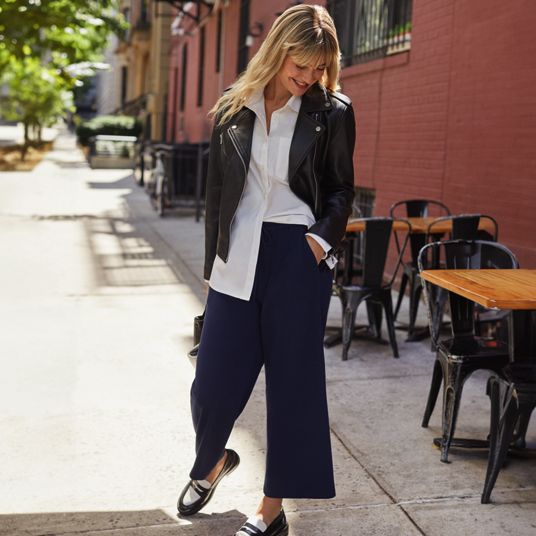 Women's Blue Pants & Navy Pants | Lands' End