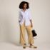 Women's Sport Knit Elastic Waist Wide Leg Crop Pants, alternative image