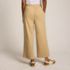 Women's Sport Knit Elastic Waist Wide Leg Crop Pants, Back