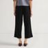 Women's Sport Knit Elastic Waist Wide Leg Crop Pants, Back