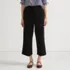 Women's Sport Knit Elastic Waist Wide Leg Crop Pants, Front