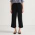 Women's Sport Knit Elastic Waist Wide Leg Crop Pants, Front