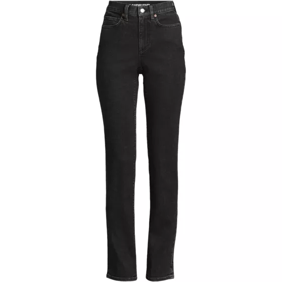 Women's Recycled Denim High Rise Straight Leg Jeans - primary
