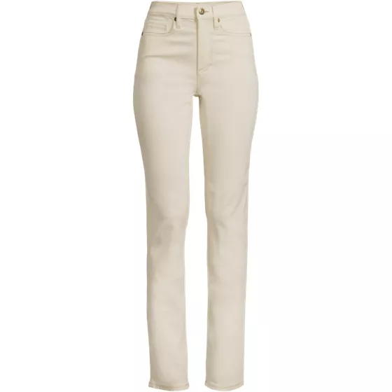 Women's Plus Size Recycled Denim High Rise Straight Leg Jeans - primary