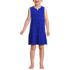 Girls Chlorine Resistant Twist Front One Piece Swimsuit UPF Dress Coverup Set, alternative image