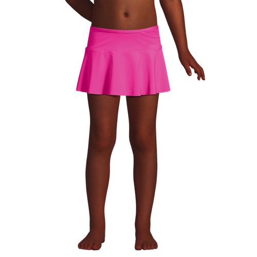 Girls Chlorine Resistant Swim Skirt Swim Bottom, Front