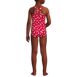 Girls Chlorine Resistant One Piece UPF 50 Swimsuit, Back