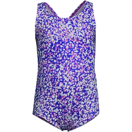 Girls Chlorine Resistant One Piece UPF 50 Swimsuit - primary