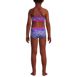 Girls Chlorine Resistant Rash Guard Swim Top Bikini Top and Bottoms UPF 50 Swimsuit Set, Back