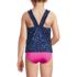 Girls Ruffle Strap Tankini Swim Top, Back