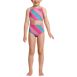 Girls Chlorine Resistant Reversible X-back Bikini Swim Set, alternative image