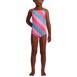 Girls Chlorine Resistant Reversible One Piece Swimsuit, alternative image