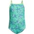 Girls Chlorine Resistant Reversible One Piece Swimsuit, Front