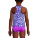 Girls Chlorine Resistant Racer Back Tankini Swim Top, Back