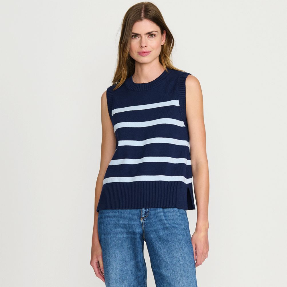 BRIEFING ◆WOMENS WR CREW NECK KNIT VEST 545164_LEPP_LF_AUO