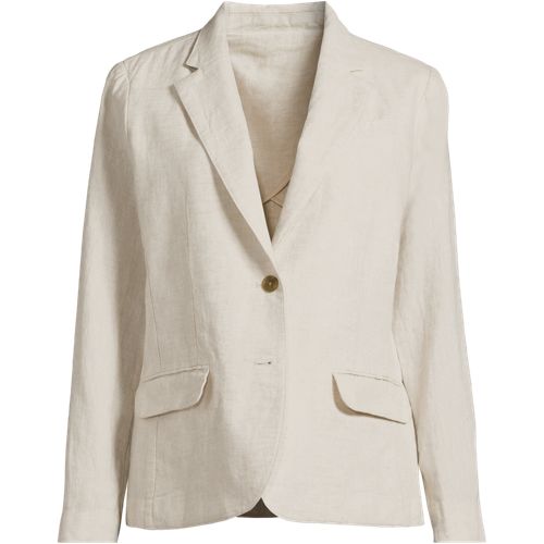 Women's 2 Button Linen Blazer