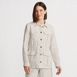 Women's Linen Shirt Jacket, Front