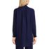 Women's Tall Linen Roll Sleeve Oversized Relaxed Tunic Top, Back