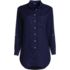 Women's Tall Linen Roll Sleeve Oversized Relaxed Tunic Top, Front