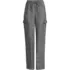 Women's High Rise Drawstring Linen Cargo Pants, Front