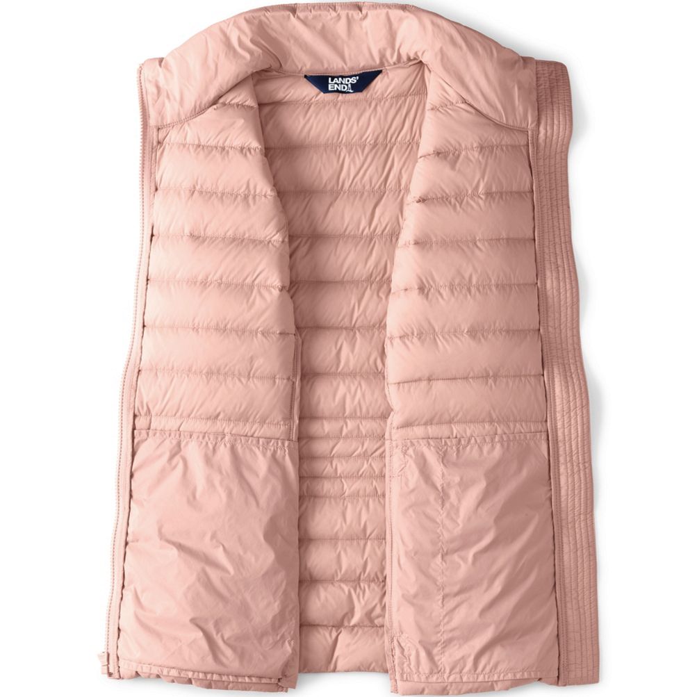 Lands end women's on sale down vest review