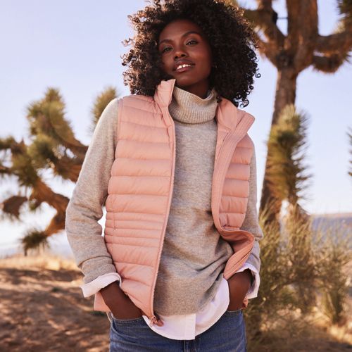 Lands end best sale down vest