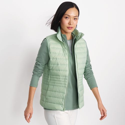 Lands end clearance long down vest