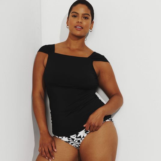 Women s Plus Size Tankini Tops Lands End