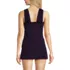 Women's Cap Sleeve High Neck Tankini Swimsuit Top, Back
