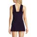 Women's Cap Sleeve High Neck Tankini Swimsuit Top, Back